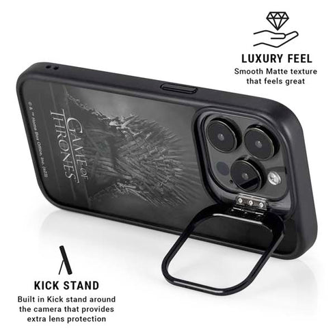 Game of Thrones: The Iron Throne iPhone 14 Pro Kickstand Case